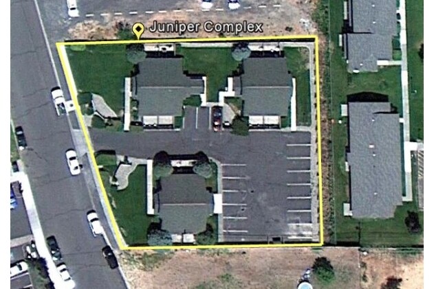 Overhead view - Juniper Fourplexes