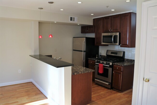 Kitchen from living room - 1340 Q St NW