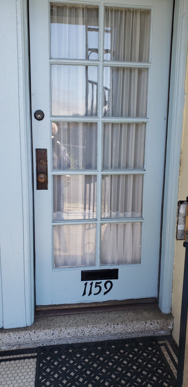 Front door - 1159 Kansas St