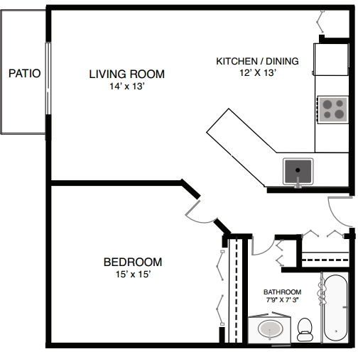 1BR/1BA - Country Acres Estates