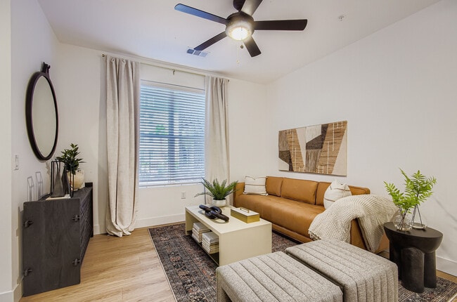 Agave Ranch Living Room - Agave Ranch Modern Apartments