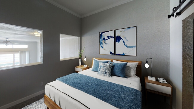 BEDROOM WITH OPEN VIEW - Oceanfront Lofts