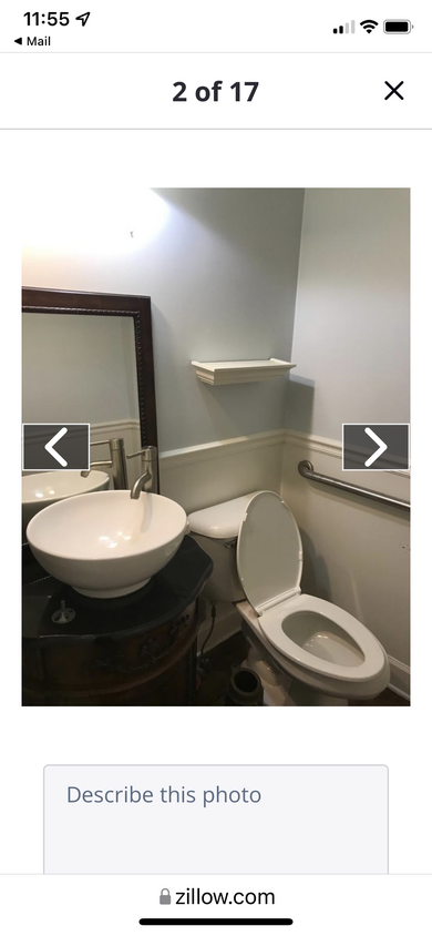 half renovated bath - 208 Cambridge Plz