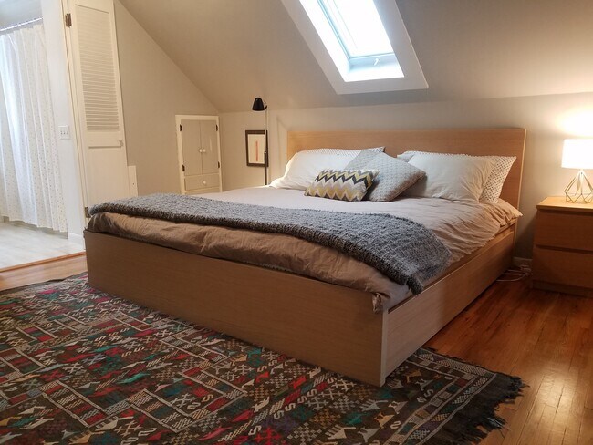 Upstairs master bedroom - 1350 Van Buren Ave
