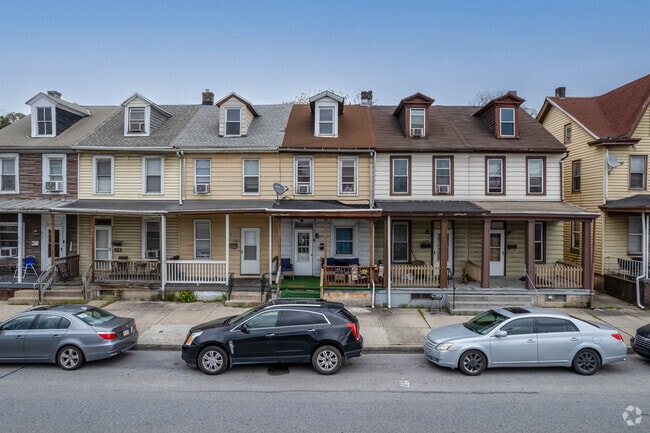 Traditional row homes in Steelton.