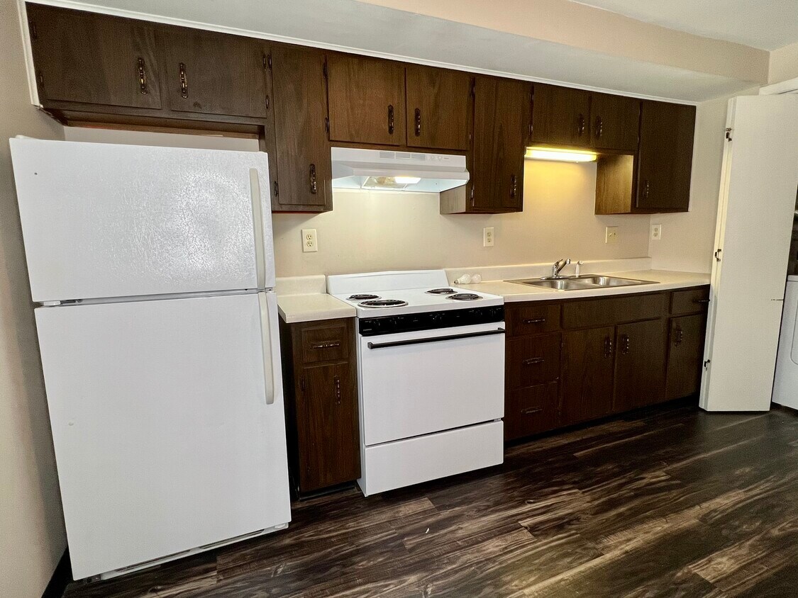 Kitchen includes stove and refrigerator - 230 W Madison St