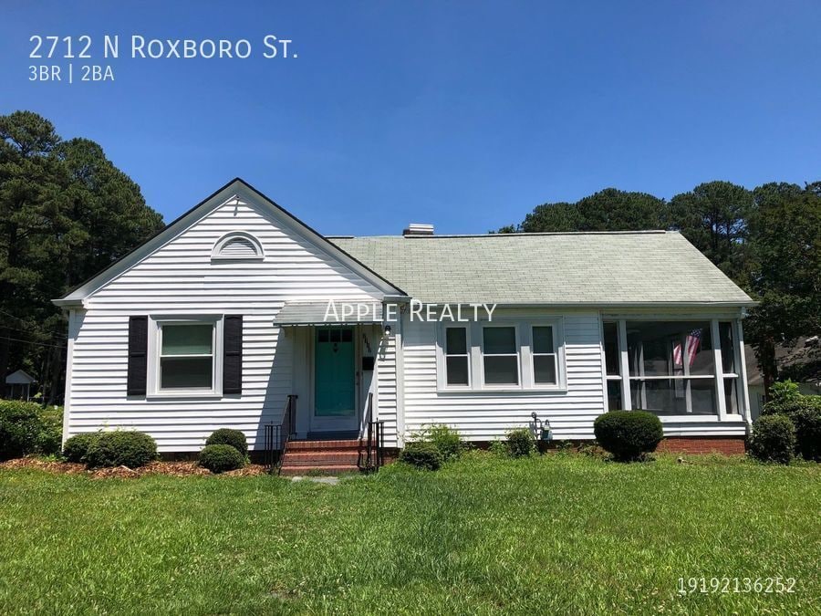 2712 N Roxboro St. Available Now House for Rent in Durham, NC