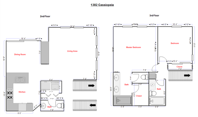 Building Photo - Spacious Two bedroom 2.5 Bathroom condo fo...