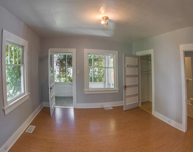 Living room gets great natural lighting. - 127 1/2 Keystone Ave