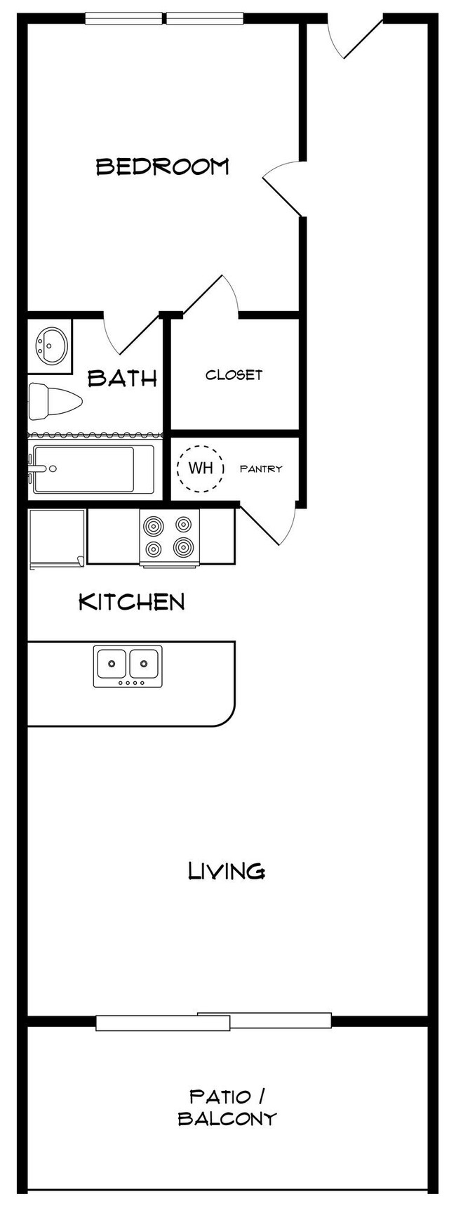 Plano de planta - Towne Square Condos