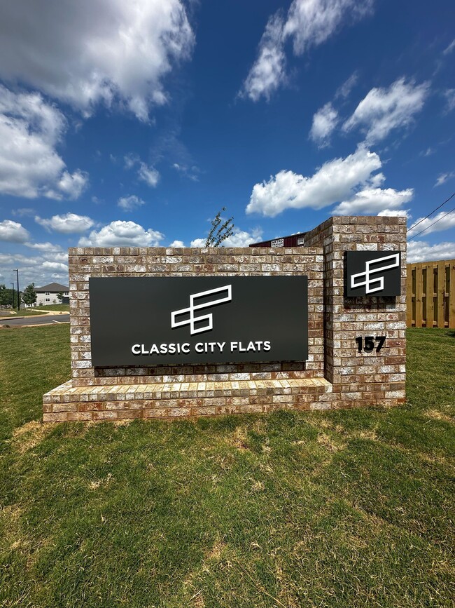 Classic City Flats marquee sign - Classic City Flats | Luxury Apartments