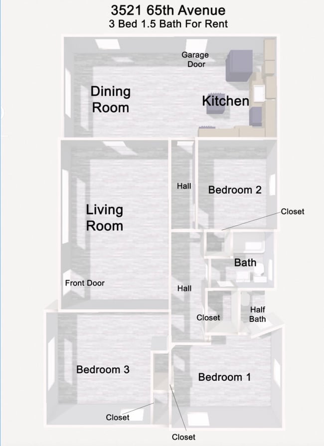 Building Photo - 3 Bed 1.5 Bath House for Rent