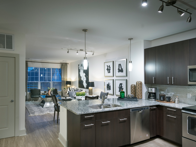 Cocina del apartamento - The Point at Merrimack River