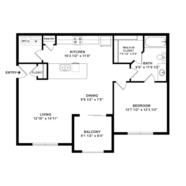 Floorplan - 901 Rendon