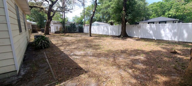 Backyard/Shared fence - 8110 N Otis Ave