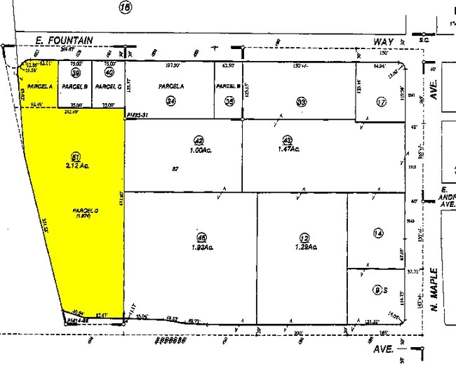 Plat Map - Las Villas Apartments