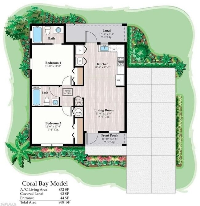 Photo - Brand-New 2BR/2BA Home with Lanai on Oversized Lot – Desirable SW Lehigh Acres