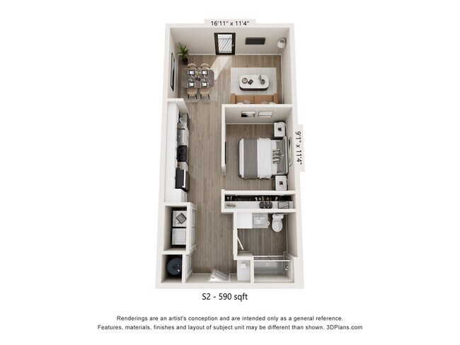 Foto del interior - Mission Flats Apartments