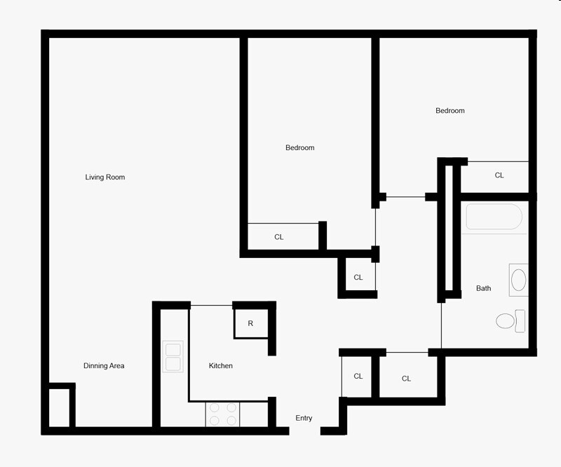 Plano de planta - Norwich Senior Housing