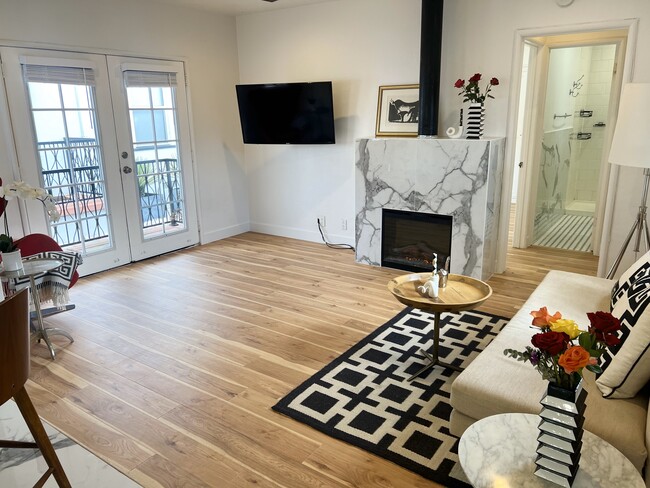 TV mount and fireplace - 3207 30th St