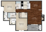 Two Bedroom - Plan B - Renovated