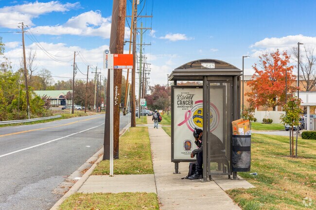 Beltsville lies along the D.C. Metrobus line.