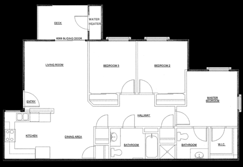 3BR/2BA - Citrus Grove Apartments