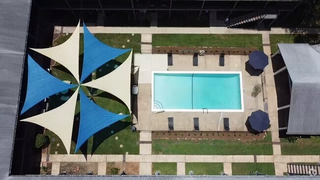 Aerial View - The Colonial Apartments