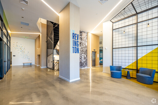 Lobby and Leasing Center - The Revington