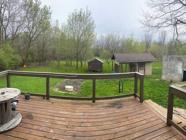 back porch off master bedroom - 8960 Troy Urbana Rd