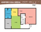 1 Bed 1 Bath - Huge