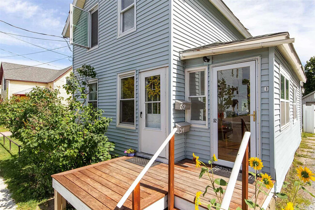 Front of the house, entrance to apartment is on the left - 54 Rose St