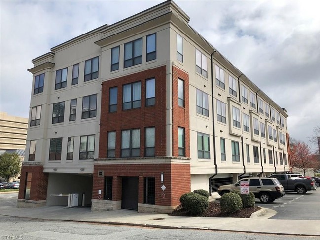 Secure entry building with elevator. - 411 W Washington St