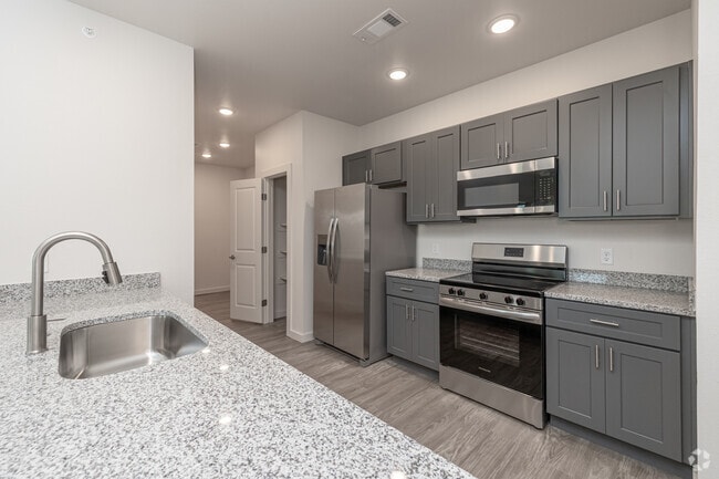 1 habitación, 1 baño - 911 pies cuadrados - The Fern - Cocina - Willow Crossing Apartments