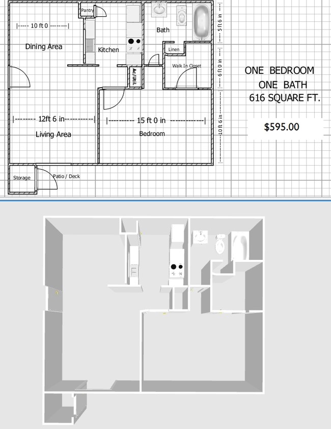 Una habitación, un baño - Townwood Apartments