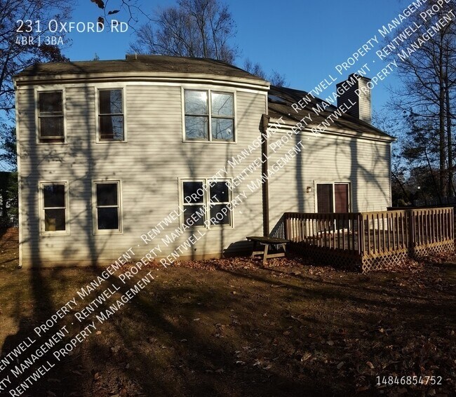 Foto del edificio - 4 beds, 2.5 baths 231 Oxford Rd West Chest...