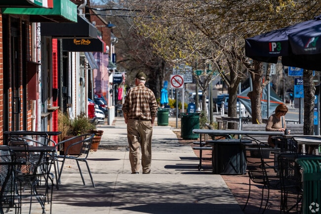 Downtown Chapel Hill gives off a small-town feeling with its local shops and restaurants.