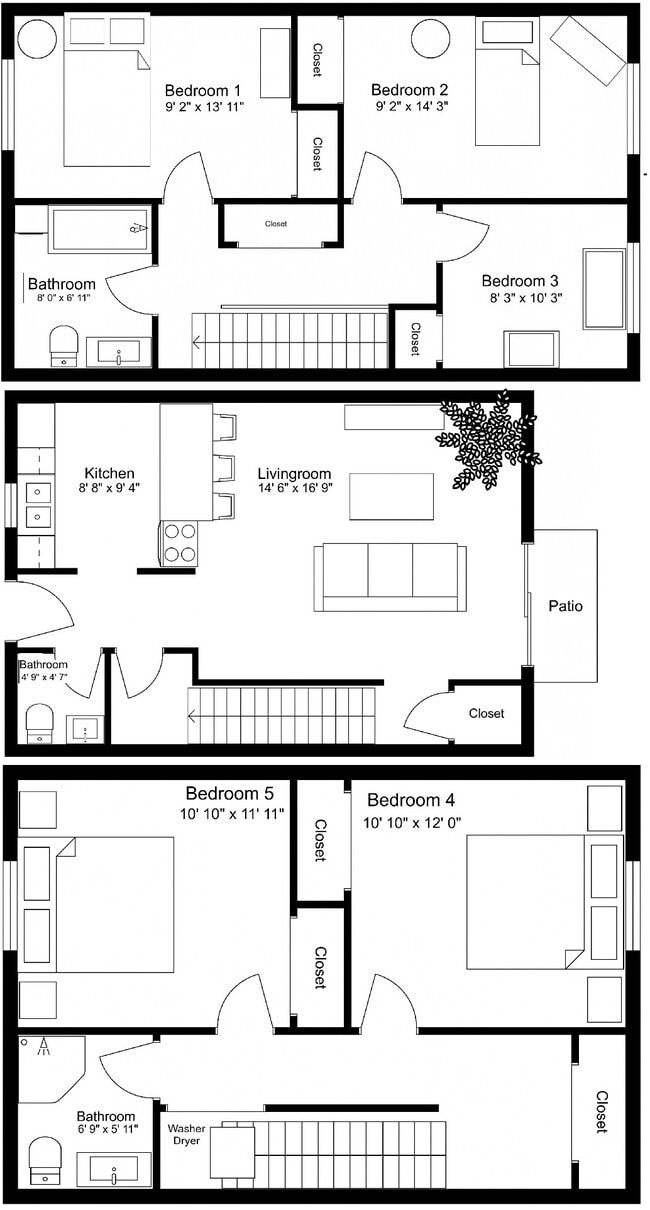 Floorplan - Old Orchard Townhouses