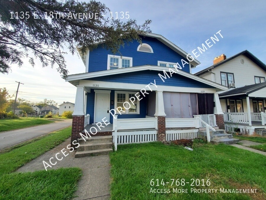 1135 E 18th Ave, Columbus, OH 43211 Townhome Rentals in Columbus OH