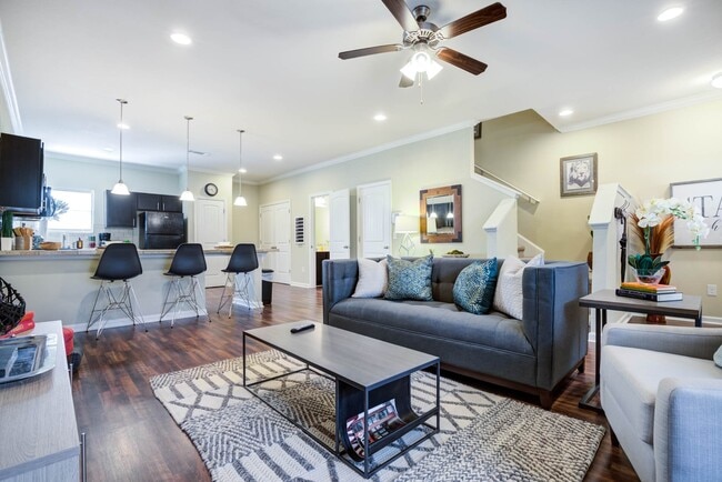 The-Collective-at-Clemson-Apartments-Open-Floor-Plan-Living-Room - The Collective at Clemson Apartments