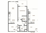 Plan 6 - 1 Bedroom + Den 1 Bath