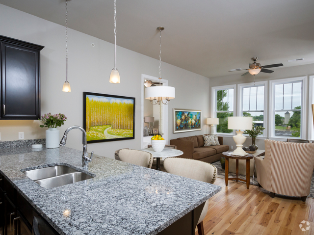 Kitchen & Living Area - Chesterfield Lofts