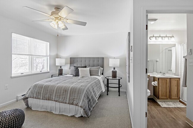 Dormitorio de los apartamentos Foxcroft - Foxcroft Apartments