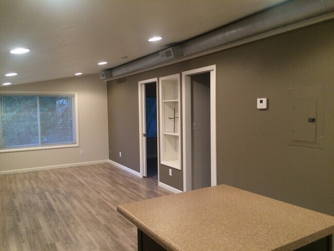 Puertas correderas que se pueden cerrar con llave desde el interior. Estantería integrada y aire acondicionado central. - 446 1/2 S 7th St