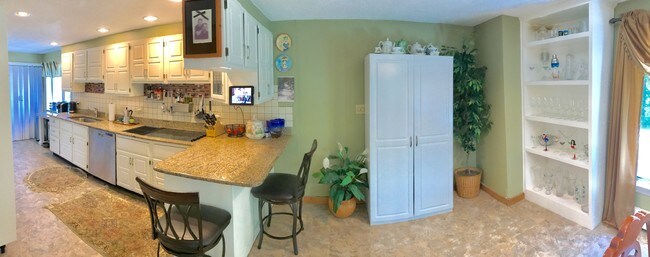 kitchen w island, granite & stainless - 50 S Elm St