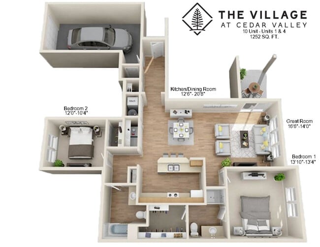Building Photo - The Village at Cedar Valley