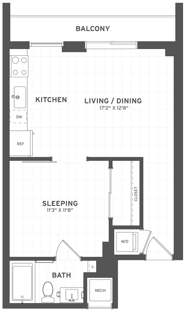 Plano de planta - Aura North Miami Beach