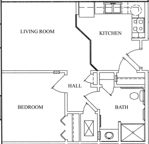 Plano de planta - Trinity Courtyard