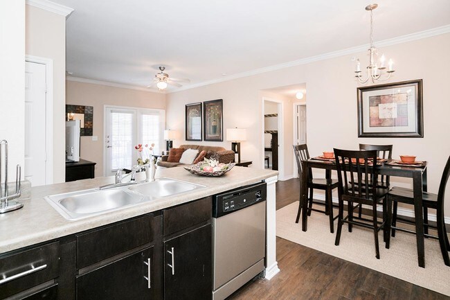 Electrodomésticos de acero inoxidable y negros - Village at Juban Lakes