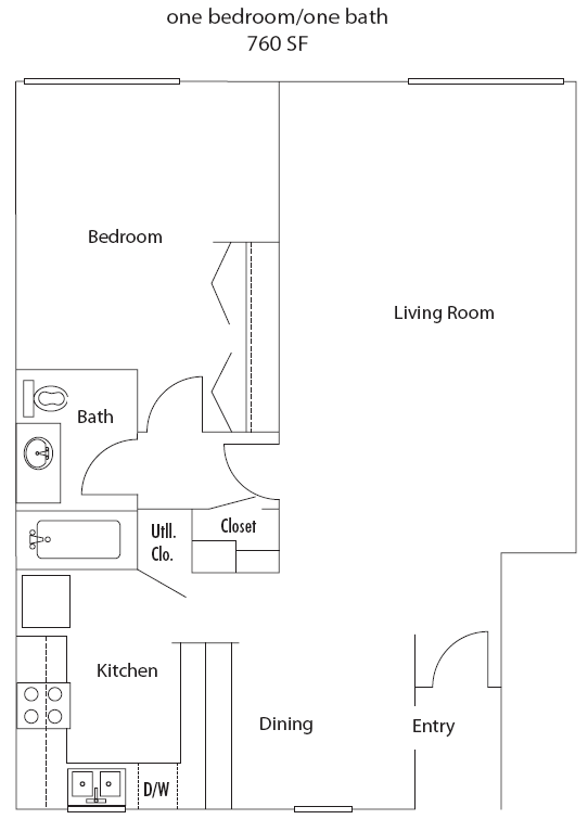 1HAB/1BA - Stratford Beach Apartments